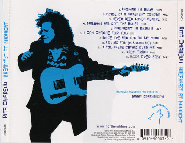 Rita Chiarelli : Breakfast At Midnight (CD, Album)