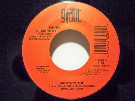 Hank Flamingo : Baby It's You (7", Single)