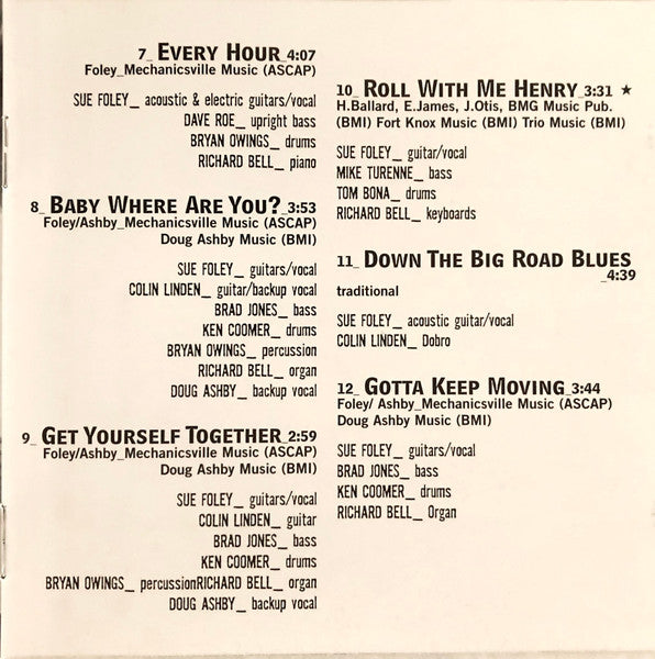 Sue Foley : Where The Action Is... (CD, Album)