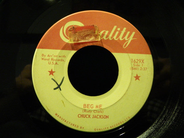 Chuck Jackson : Beg Me  (7", Single)