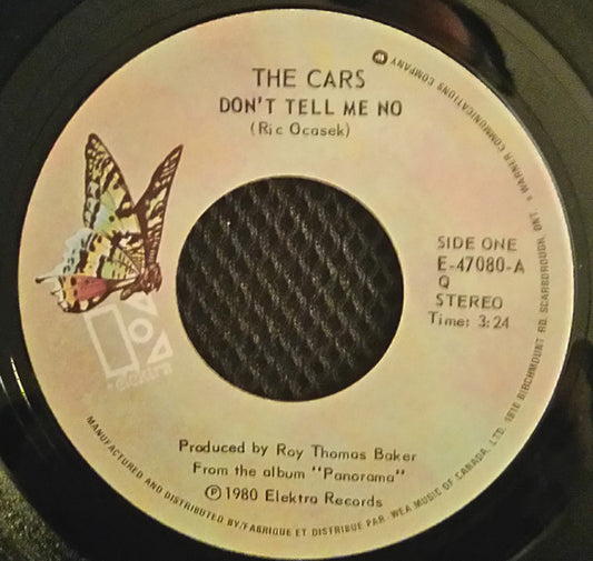 The Cars : Don't Tell Me No (7", Single)