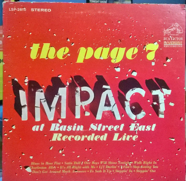 The Page 7 : Impact At Basin Street East (LP)