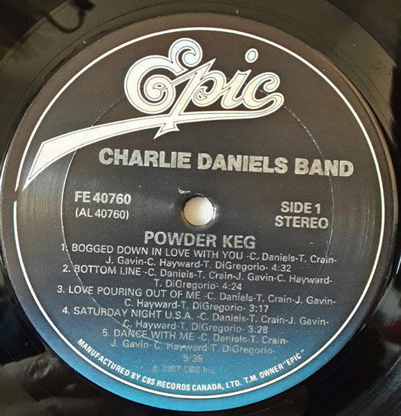 The Charlie Daniels Band : Powder Keg (LP, Album)