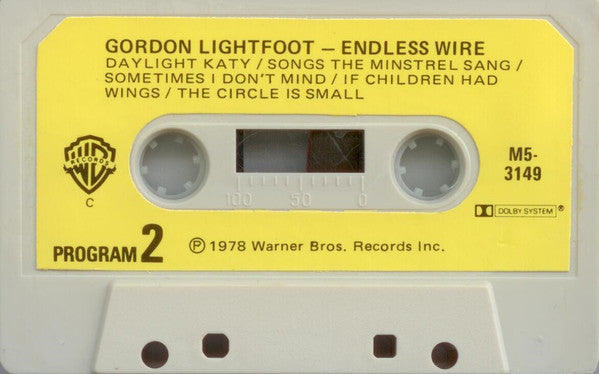 Gordon Lightfoot : Endless Wire (Cass, Album, Dol)