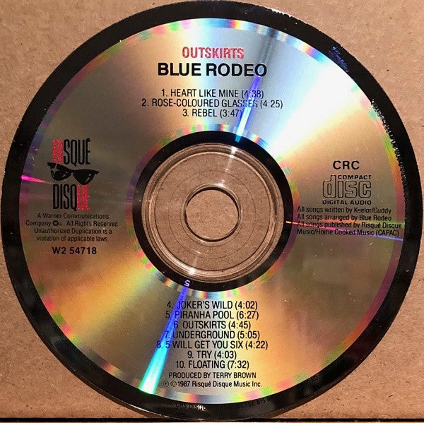 Blue Rodeo : Outskirts (CD, Album, Club)