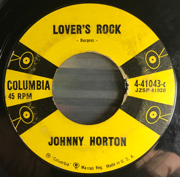 Johnny Horton : You're My Baby (7")