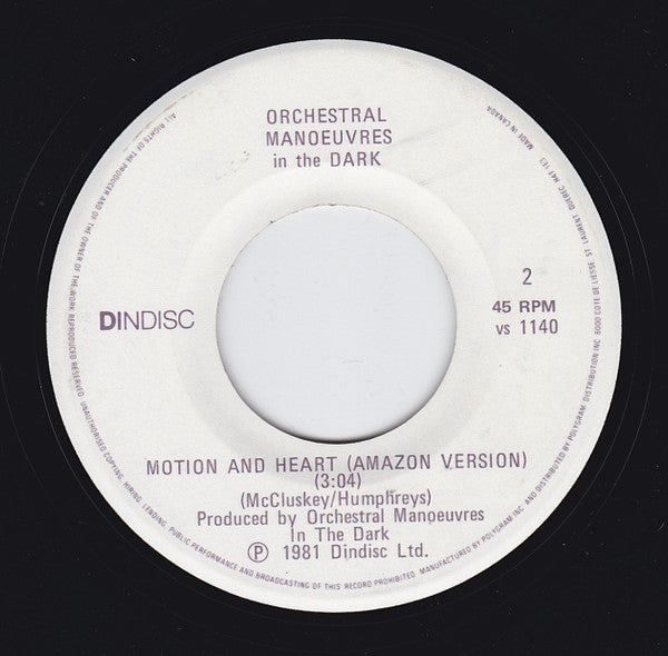Orchestral Manoeuvres In The Dark : Souvenir (7", Single)