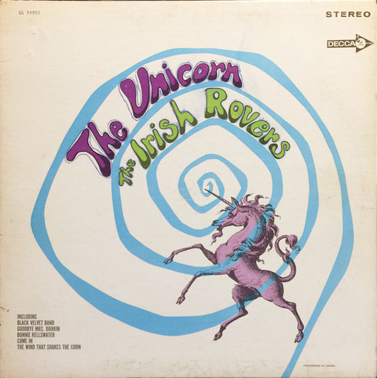 The Irish Rovers : The Unicorn (LP, Album)