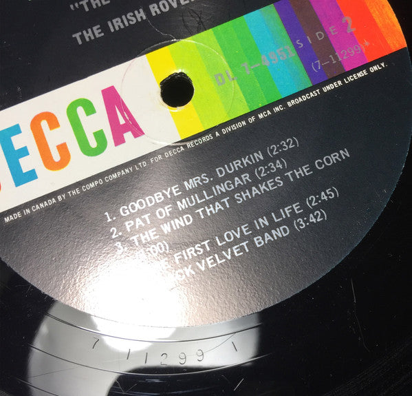 The Irish Rovers : The Unicorn (LP, Album)