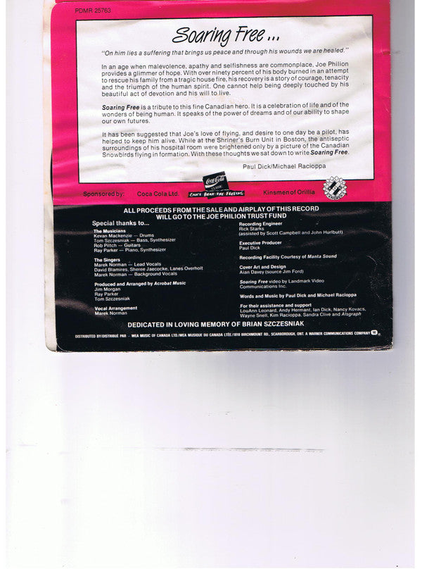 Marek Norman, Tom Szczesniak, Rob Piltch : Soaring Free (7", Single)