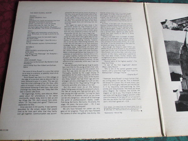 Anna Russell : The Anna Russell Album? (2xLP, Comp, Mono, Gat)