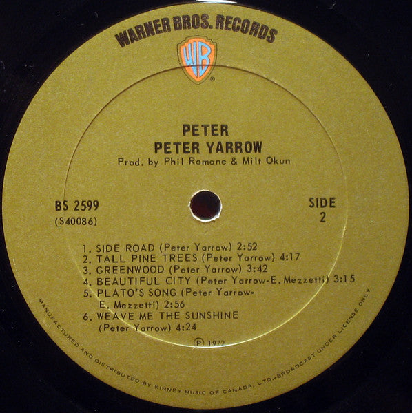 Peter Yarrow : Peter (LP, Album)