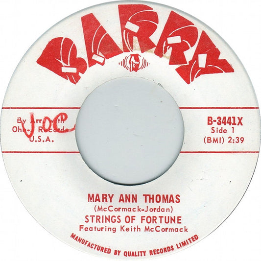 Strings Of Fortune (2) : Mary Ann Thomas (7")