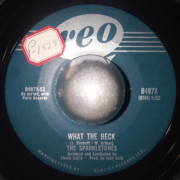 The Sparkletones : Softly (7")