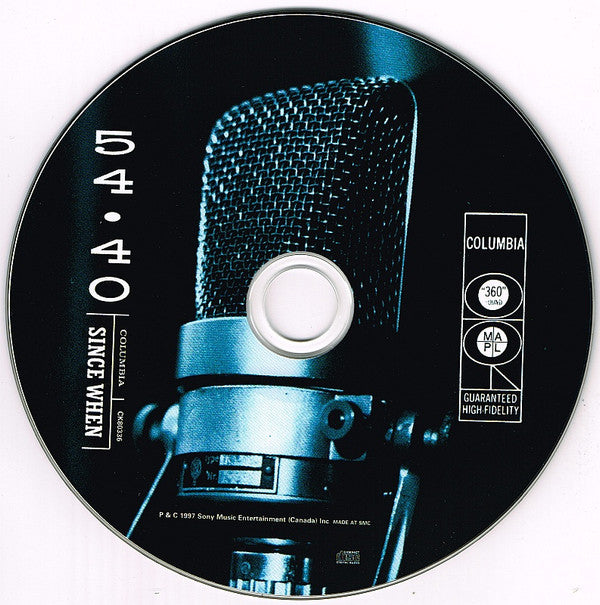 54-40 : Since When (CD, Album)