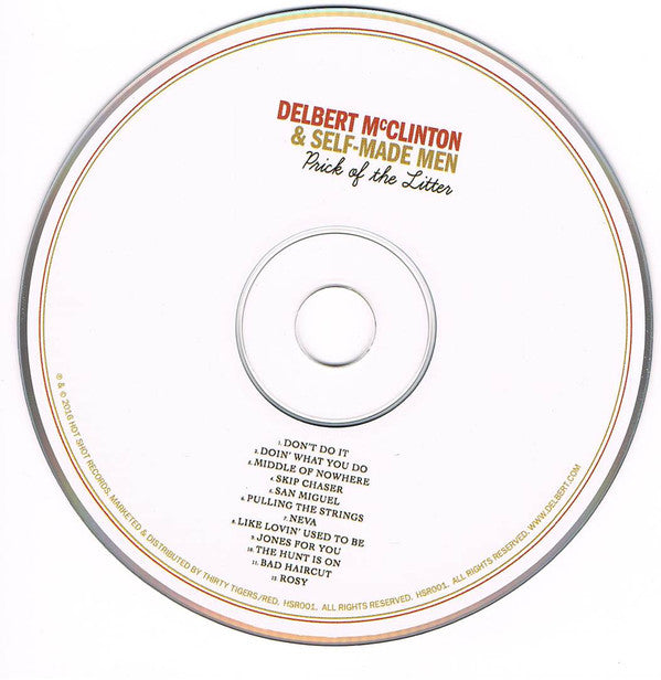Delbert McClinton & Self-Made Men : Prick Of The Litter (CD, Album)