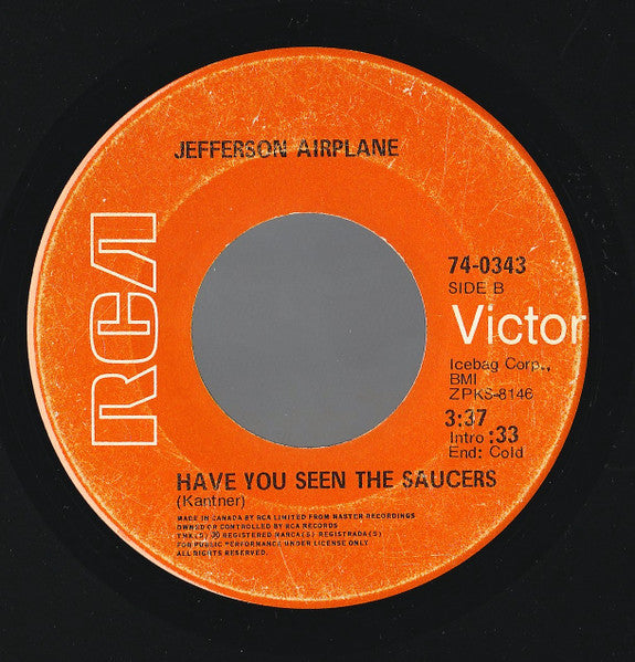 Jefferson Airplane : Mexico (7", Single)