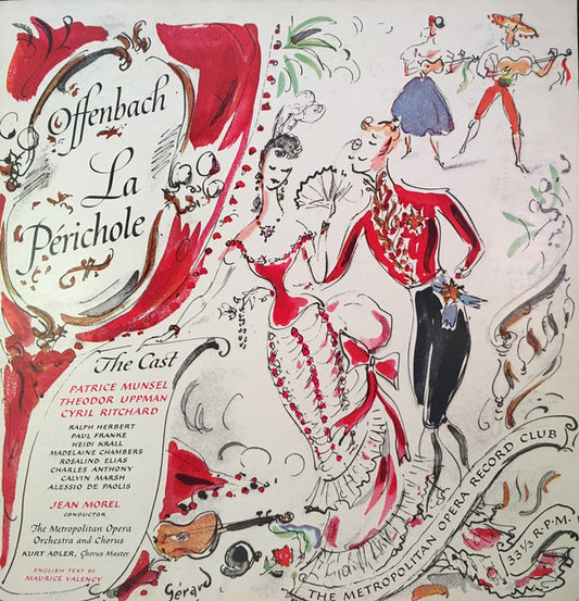 Jacques Offenbach, Patrice Munsel, Theodor Uppman, Cyril Ritchard, Jean Morel, The Metropolitan Opera House Orchestra And Metropolitan Opera Chorus, Kurt Herbert Adler : La Périchole (LP, Album)