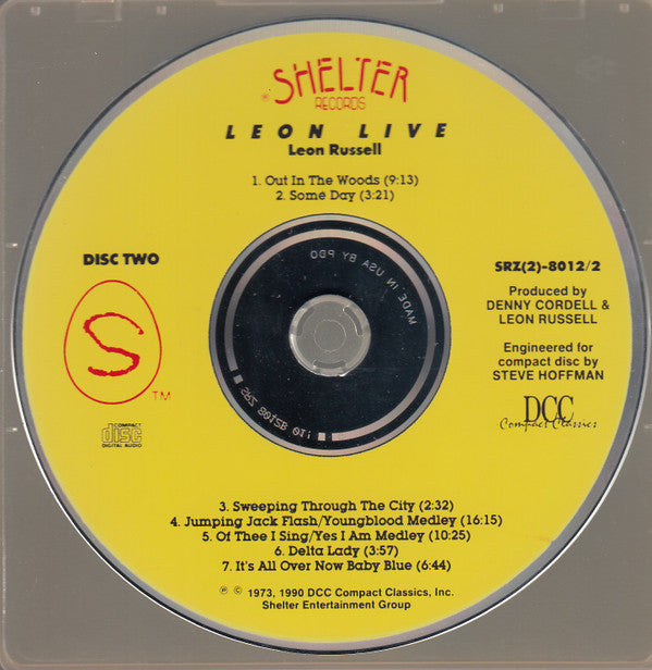 Leon Russell : Leon Live (2xCD, Album, RE)