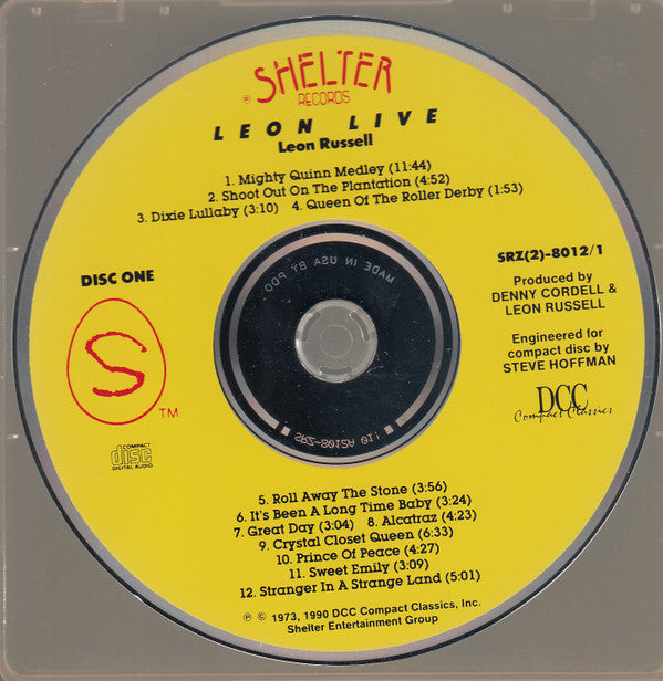 Leon Russell : Leon Live (2xCD, Album, RE)