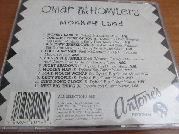 Omar And The Howlers : Monkey Land (CD, Album)