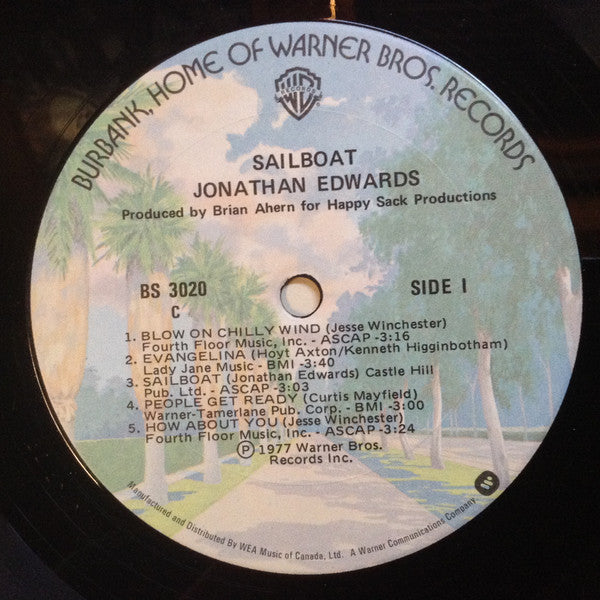 Jonathan Edwards (2) : Sailboat (LP, Album)