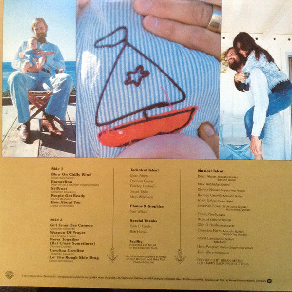 Jonathan Edwards (2) : Sailboat (LP, Album)