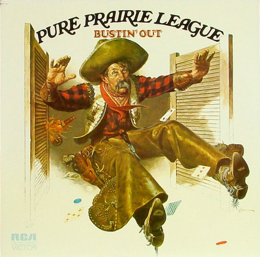 Pure Prairie League : Bustin' Out (LP, Album, RE, Dyn)