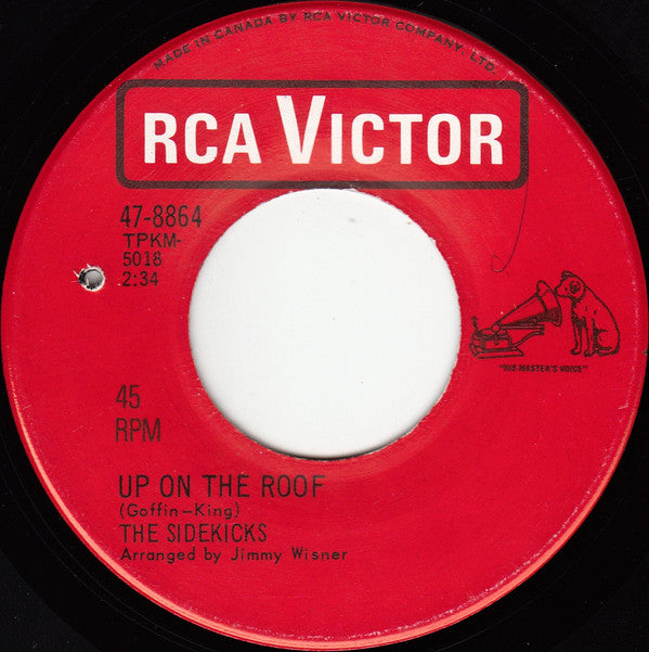 The Sidekicks (2) : Up On The Roof (7", Single)