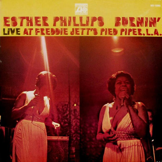 Esther Phillips : Burnin' (Live At Freddie Jett's Pied Piper, L.A.) (LP, Album)
