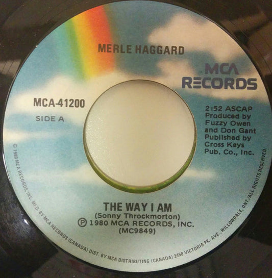 Merle Haggard : The Way I Am (7", Single)