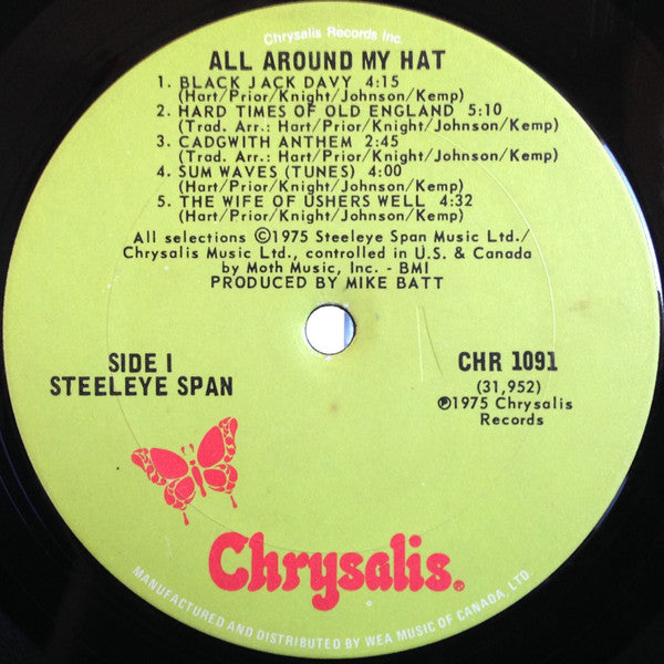 Steeleye Span : All Around My Hat (LP, Album)