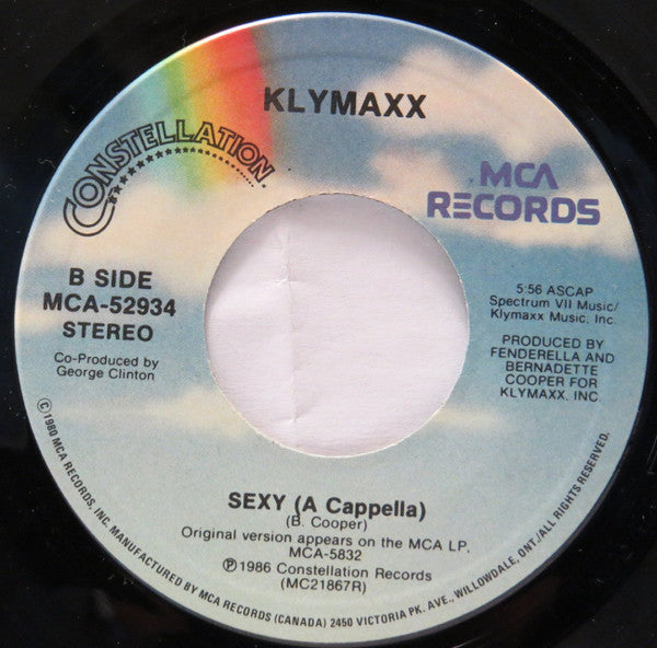 Klymaxx : Sexy (7", Single)