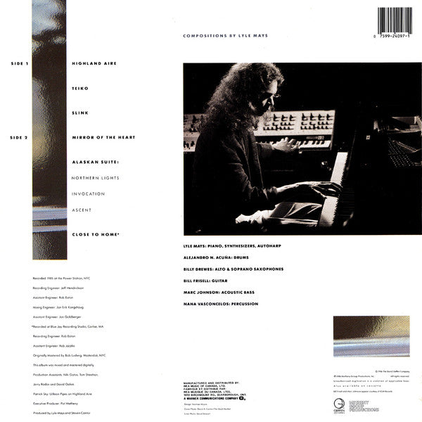 Lyle Mays : Lyle Mays (LP, Album)