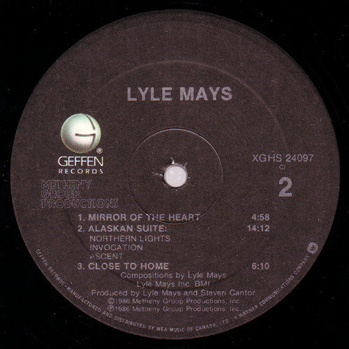 Lyle Mays : Lyle Mays (LP, Album)