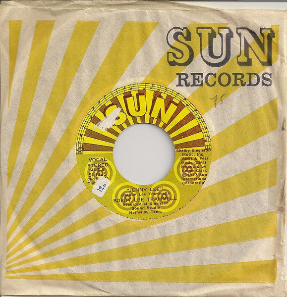 Bobby Lee Trammell : It's All Your Fault / Jenny Lee (7", Single)