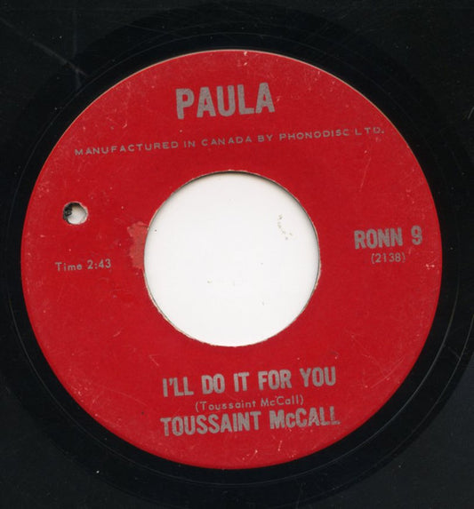 Toussaint McCall : I'll Do It For You / The Toussaint Shuffle (7", Single)