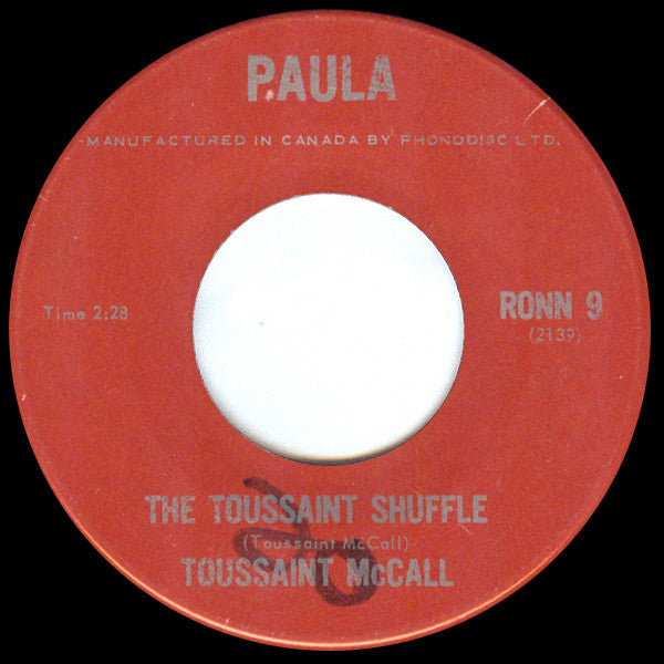 Toussaint McCall : I'll Do It For You / The Toussaint Shuffle (7", Single)