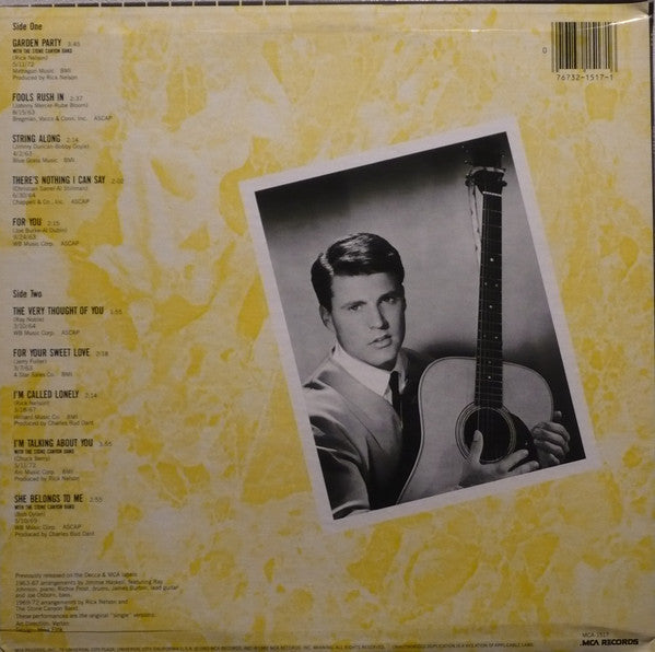 Rick Nelson* : The Decca Years (LP, Comp)
