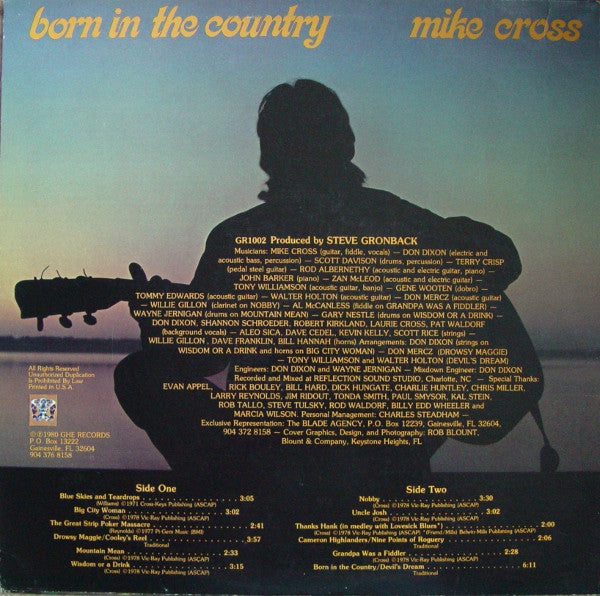 Mike Cross (4) : Born In The Country (LP, Album)