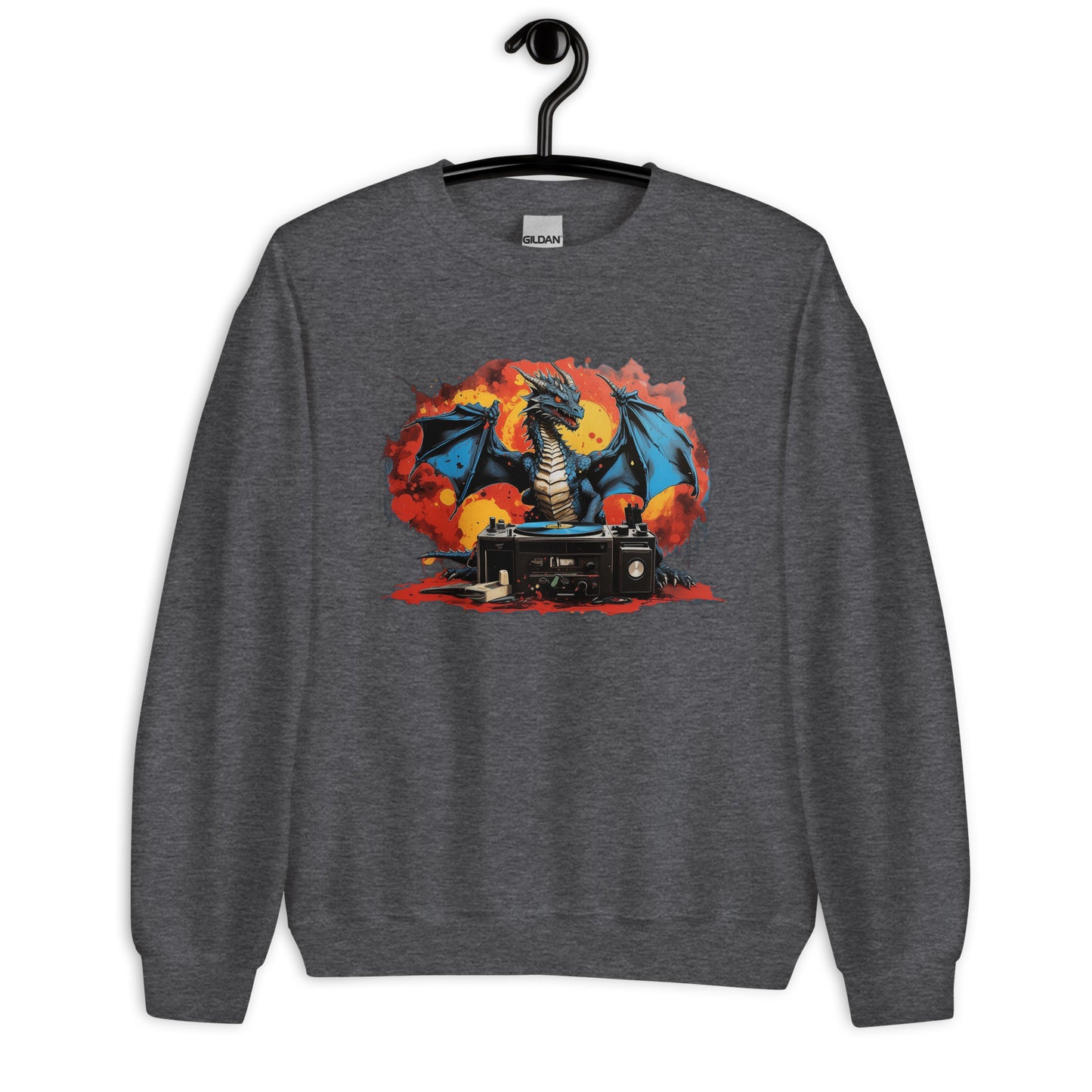 Dragon Flying Mile High Unisex Sweatshirt