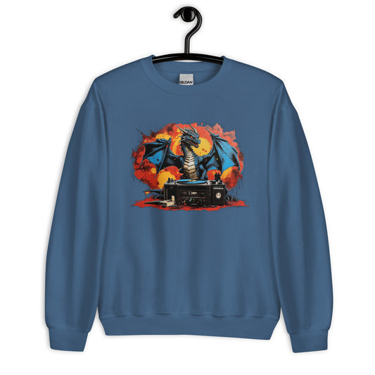 Dragon Flying Mile High Unisex Sweatshirt