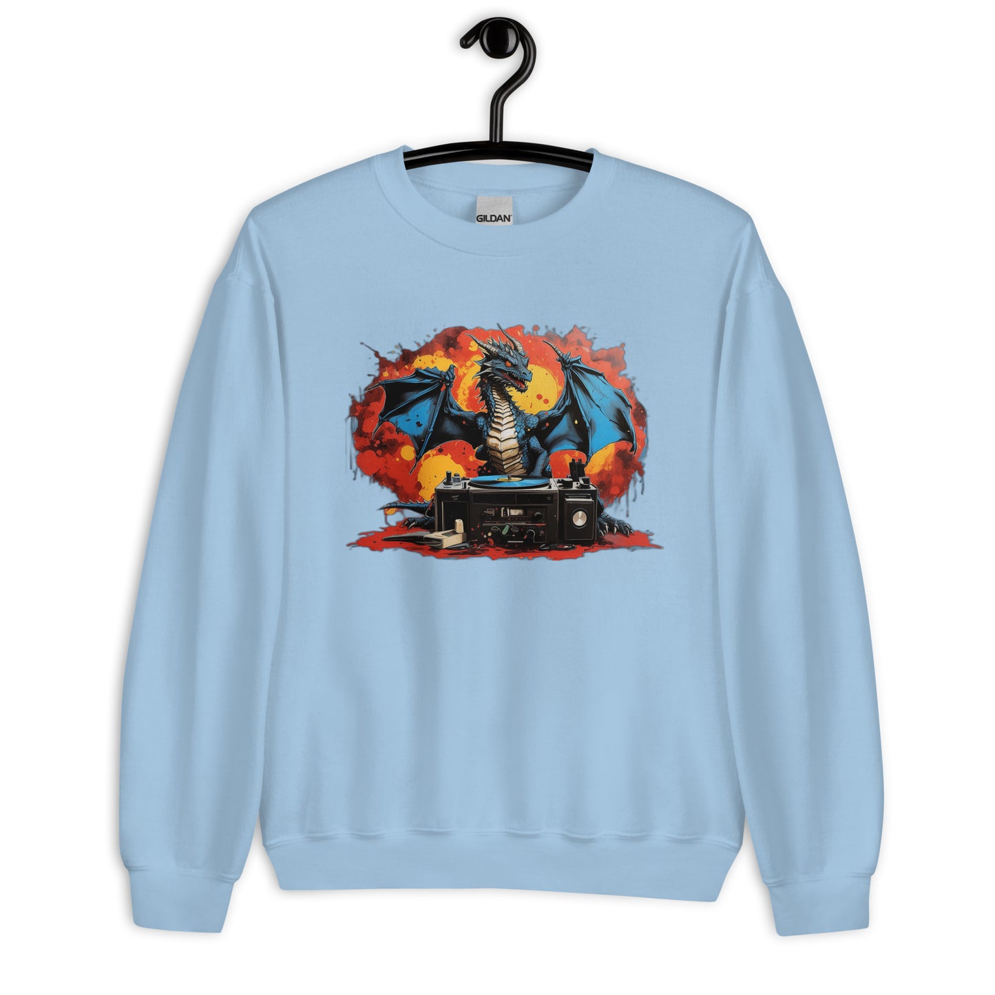 Dragon Flying Mile High Unisex Sweatshirt