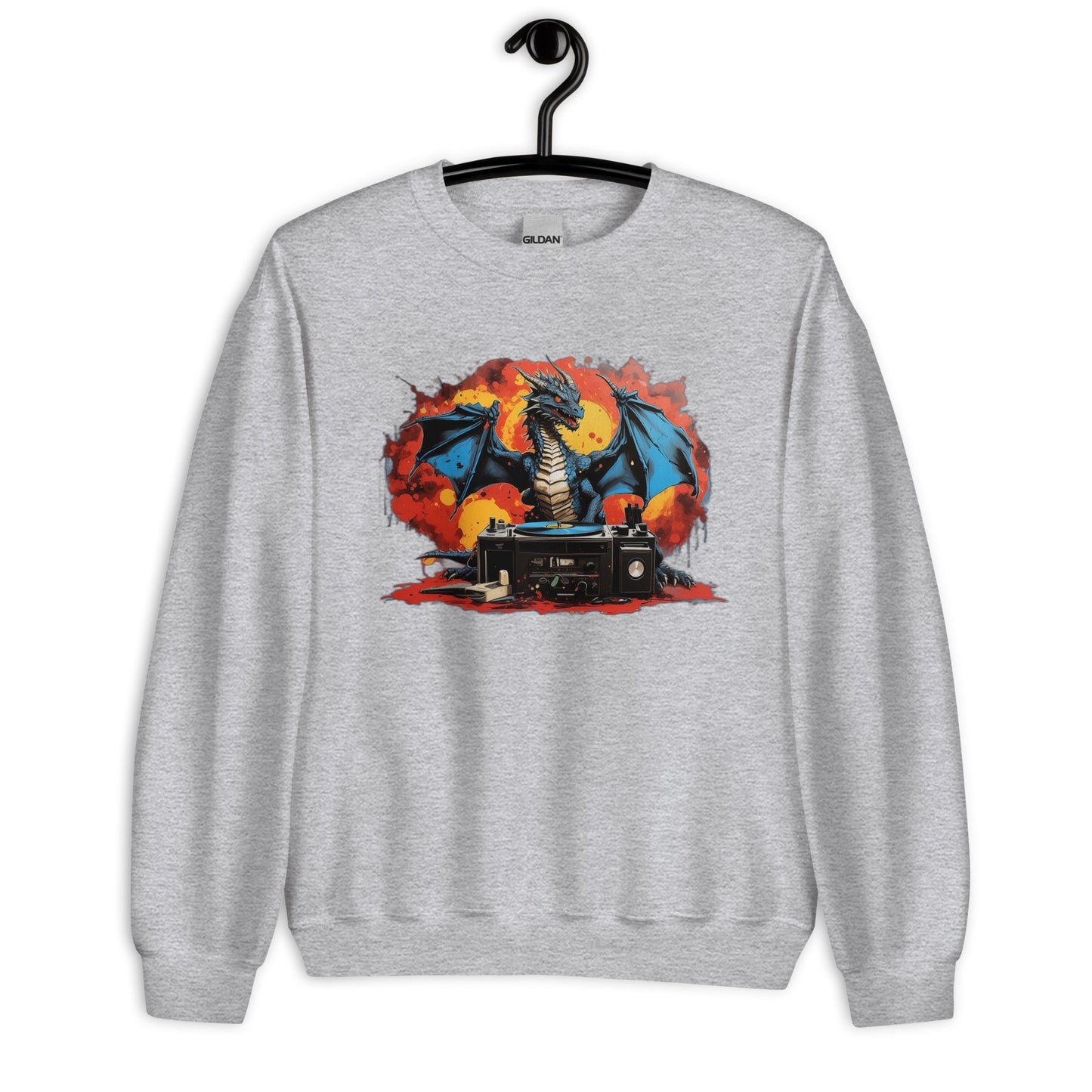 Dragon Flying Mile High Unisex Sweatshirt