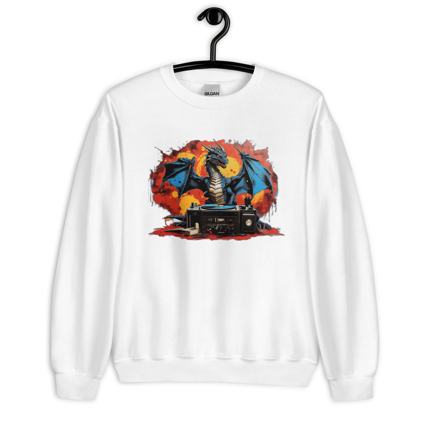 Dragon Flying Mile High Unisex Sweatshirt