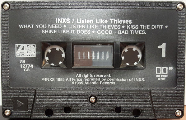 INXS : Listen Like Thieves (Cass, Album, Dol)