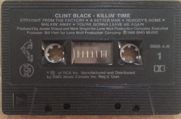 Clint Black : Killin' Time (Cass, Album)