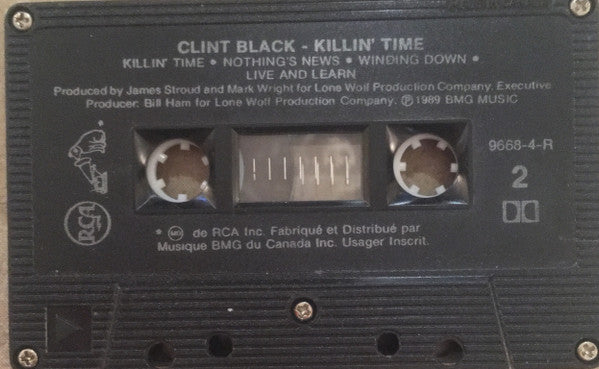 Clint Black : Killin' Time (Cass, Album)