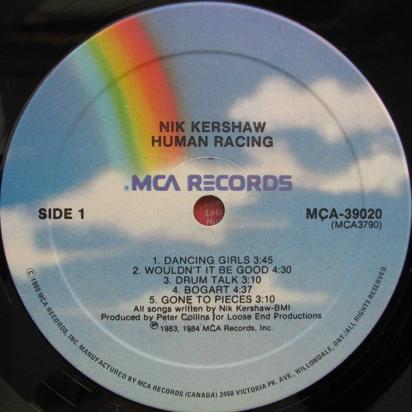 Nik Kershaw : Human Racing (LP, Album)