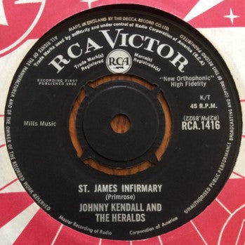 Johnny Kendall & The Heralds : St. James Infirmary (7", Single)